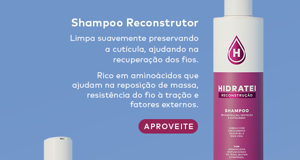 Reparador. Umectante. Termoprotetor. Pré-poo. Redutor de frizz. Selador. Efeito Gloss. Lançamento Óleo Multifuncional Hidratei