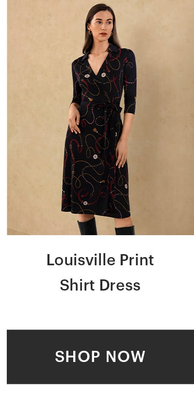 LILYSILK Women's Louisville Print Shirt Dress - Louisville Print,Small