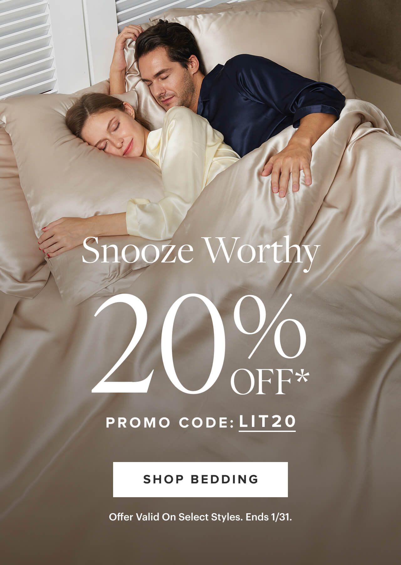 20 OFF Your Premium Silk Dream Bedding Lily Silk