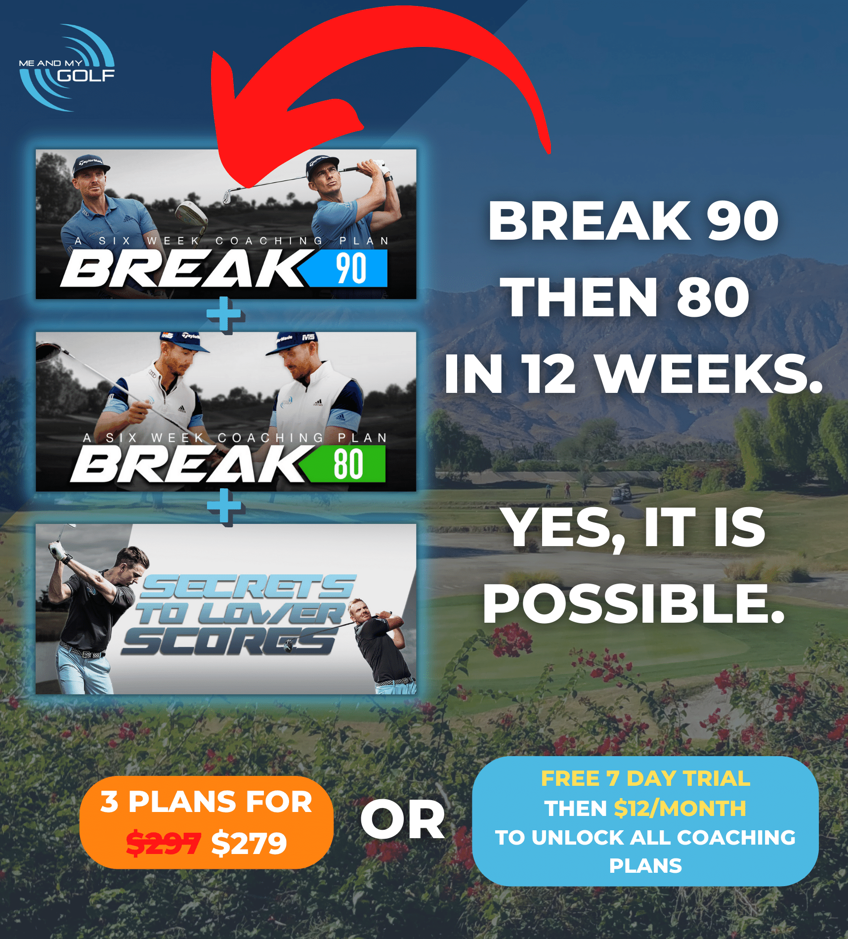  You Can Break 90 AND 80 in 12 Weeks... Here's How   - Me And My Golf