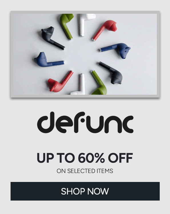 DEFUNC: UP TO 60% OFF