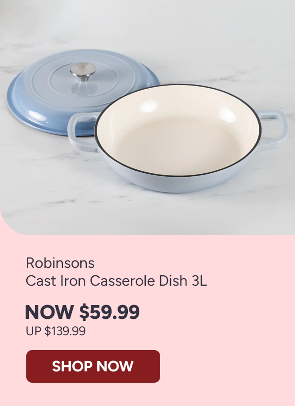 Robinsons Cast Iron Casserole Dish 3L