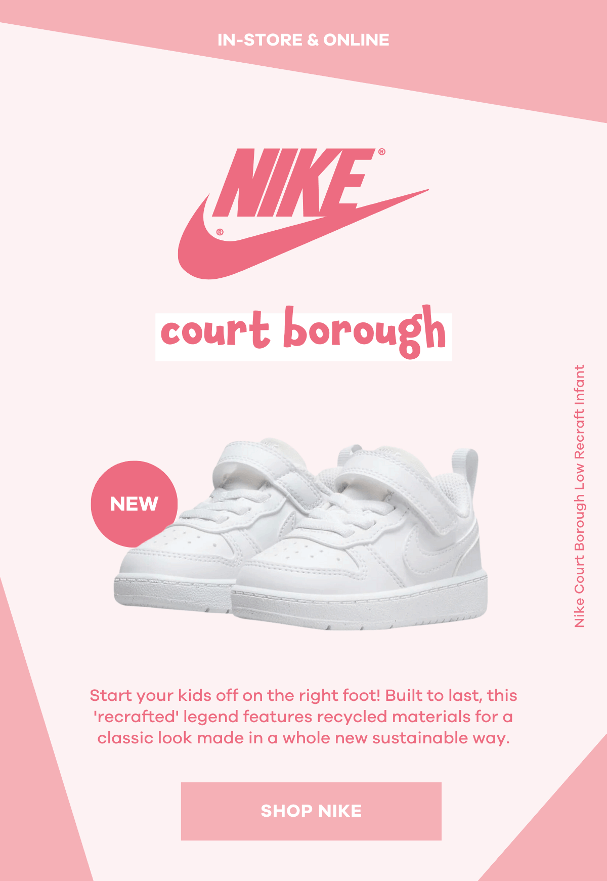 NEW Nike Court Borough Instore & online now! Shoes & Sox