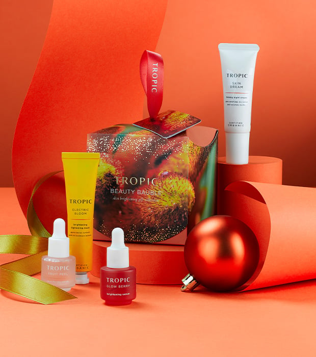 BEAUTY BAUBLE skin brightening gift collection TROPIC TROPIC 